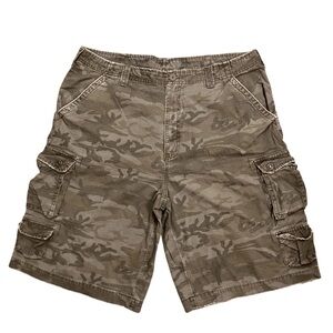 Vintage NOBO Cargo Shorts Y2K Camo Streetwear Skate 90s Baggy Army Grunge